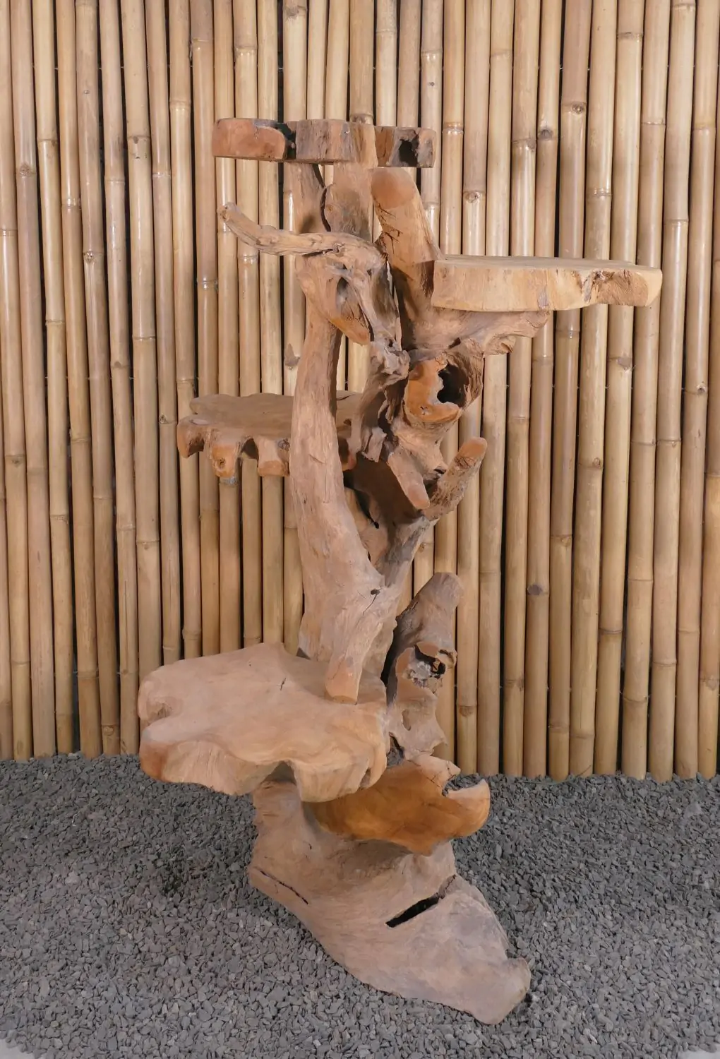  Product image 2 of the product “Shelf made of teak wood about approx. 140cm height ”